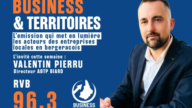 Illustration du podcast Business et Territoires : le podcast de Valentin PIERRU